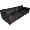 Luxusní sofa Chicago z pravé italské kůže v odstínu testa di moro. Precizní holandská výroba, maximální komfort a nadčasový design.