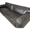 Luxusní sofa Chicago z pravé italské kůže v odstínu testa di moro. Precizní holandská výroba, maximální komfort a nadčasový design.