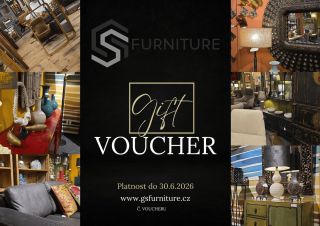 Darujte originální styl. 🎁 Dárkové vouchery GS Furniture jsou ideální, když chcete darovat něco výjimečného a nevíte...